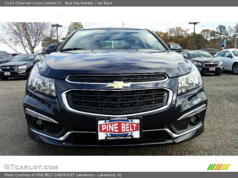 Blue Ray Metallic / Jet Black 2016 Chevrolet Cruze Limited LT
