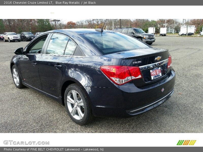 Blue Ray Metallic / Jet Black 2016 Chevrolet Cruze Limited LT