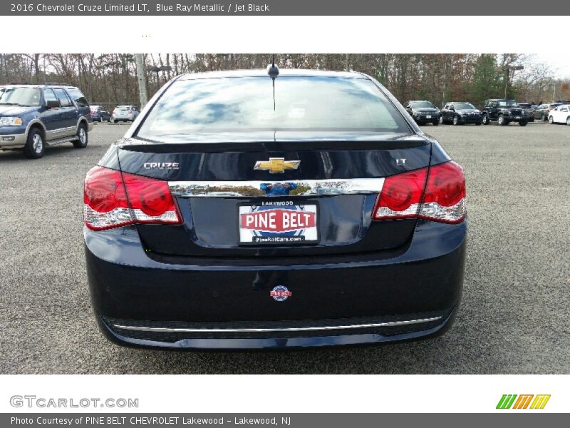 Blue Ray Metallic / Jet Black 2016 Chevrolet Cruze Limited LT