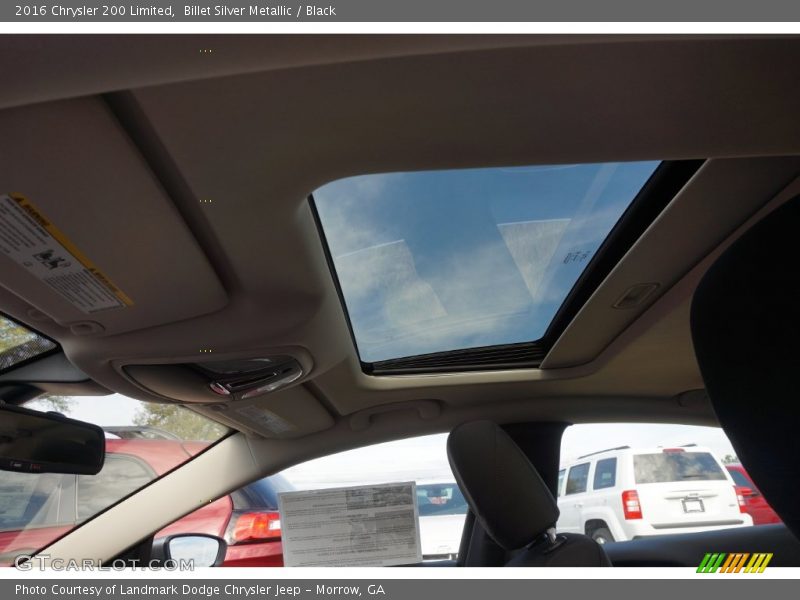 Billet Silver Metallic / Black 2016 Chrysler 200 Limited
