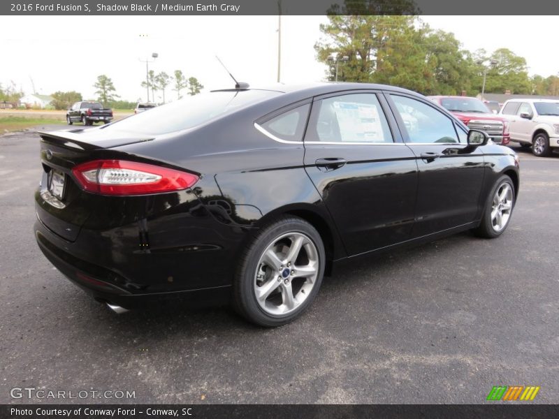 Shadow Black / Medium Earth Gray 2016 Ford Fusion S