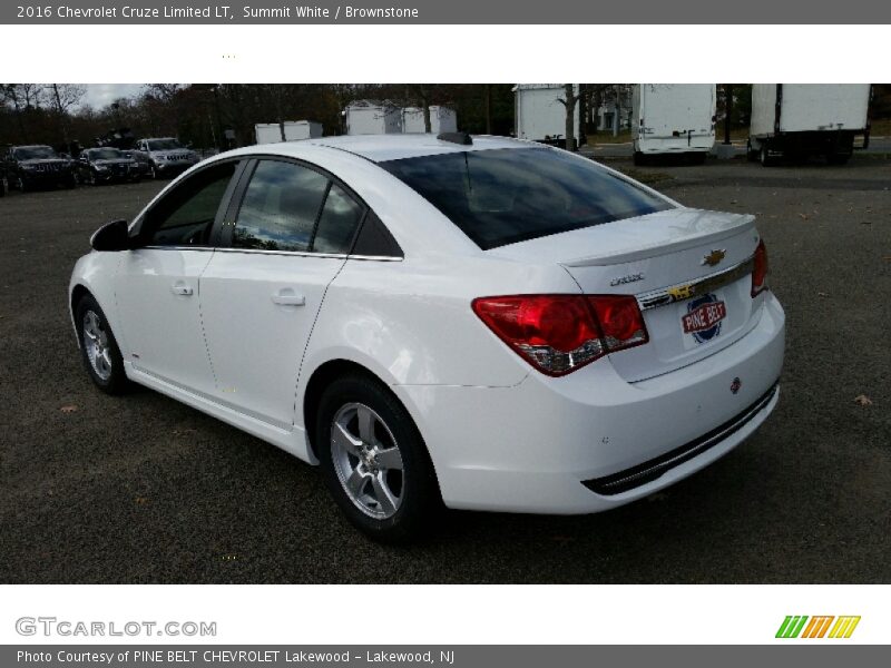 Summit White / Brownstone 2016 Chevrolet Cruze Limited LT
