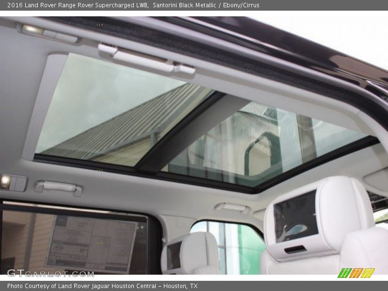 Santorini Black Metallic / Ebony/Cirrus 2016 Land Rover Range Rover Supercharged LWB