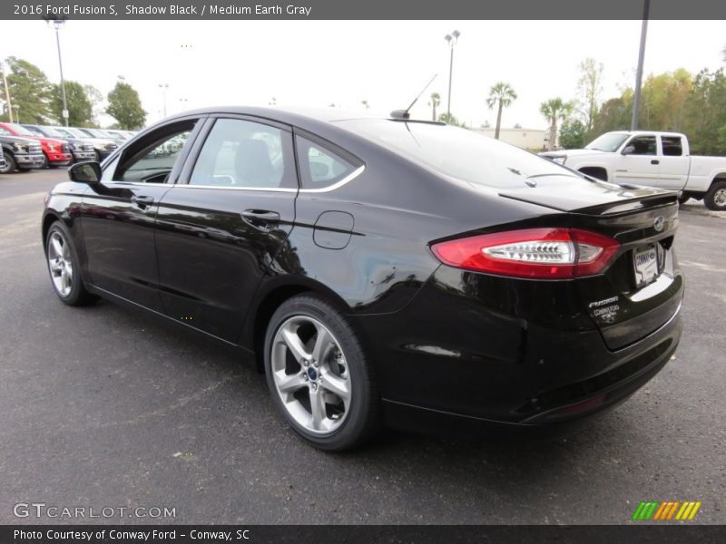 Shadow Black / Medium Earth Gray 2016 Ford Fusion S