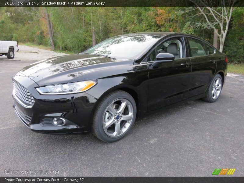 Shadow Black / Medium Earth Gray 2016 Ford Fusion S