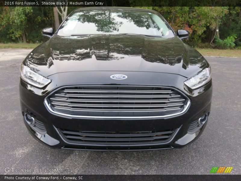 Shadow Black / Medium Earth Gray 2016 Ford Fusion S