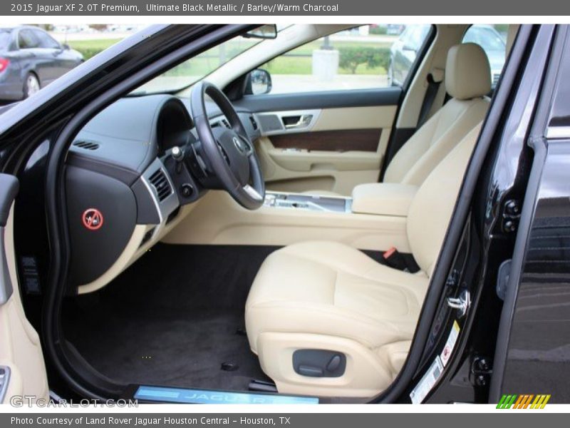 Ultimate Black Metallic / Barley/Warm Charcoal 2015 Jaguar XF 2.0T Premium