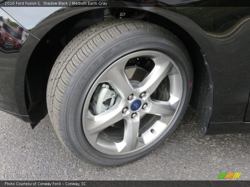 Shadow Black / Medium Earth Gray 2016 Ford Fusion S