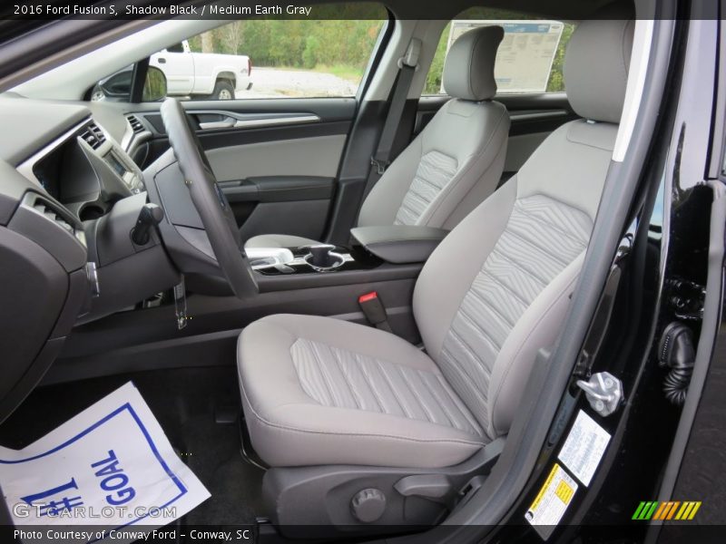 Shadow Black / Medium Earth Gray 2016 Ford Fusion S
