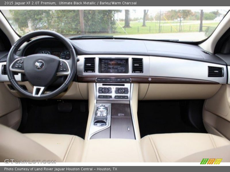 Ultimate Black Metallic / Barley/Warm Charcoal 2015 Jaguar XF 2.0T Premium
