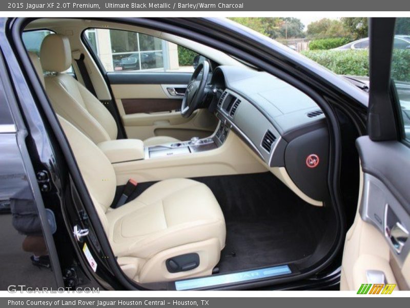 Ultimate Black Metallic / Barley/Warm Charcoal 2015 Jaguar XF 2.0T Premium