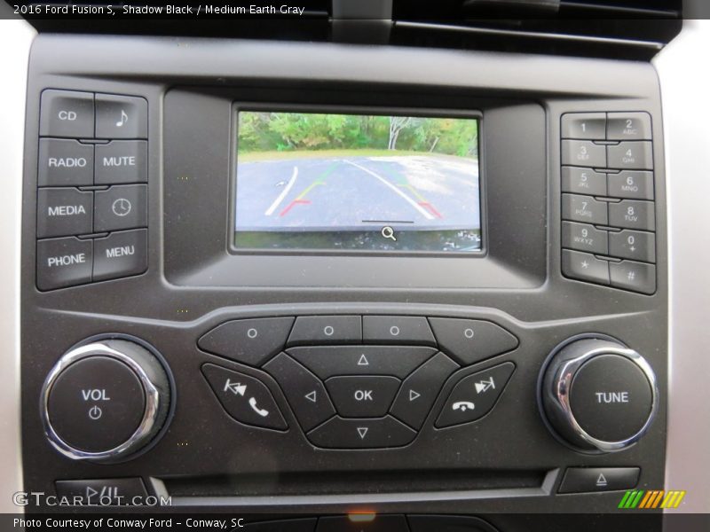 Shadow Black / Medium Earth Gray 2016 Ford Fusion S