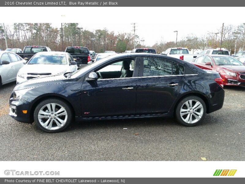 Blue Ray Metallic / Jet Black 2016 Chevrolet Cruze Limited LTZ