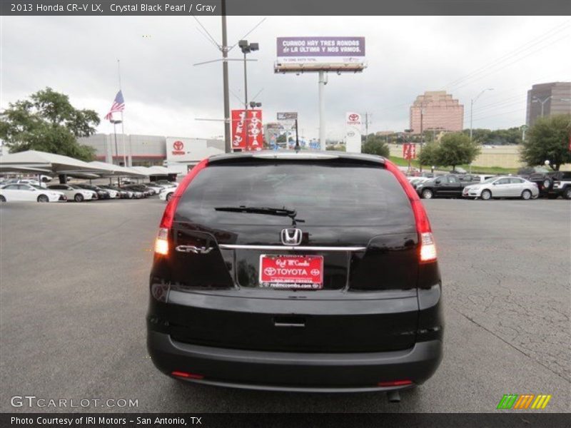 Crystal Black Pearl / Gray 2013 Honda CR-V LX