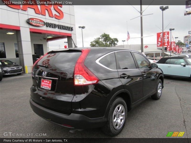 Crystal Black Pearl / Gray 2013 Honda CR-V LX