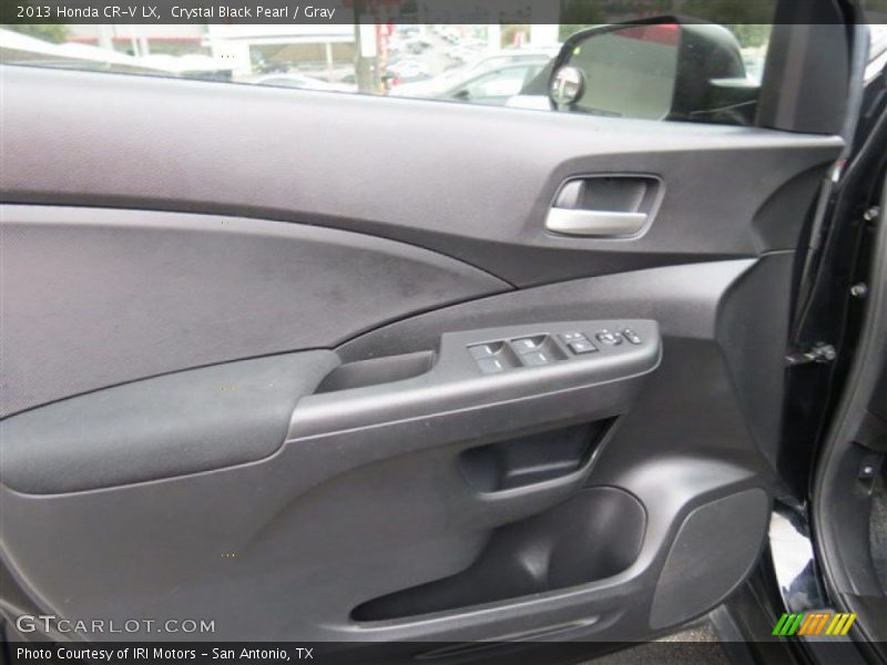 Crystal Black Pearl / Gray 2013 Honda CR-V LX