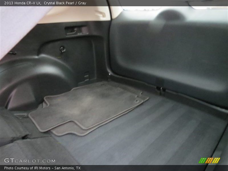 Crystal Black Pearl / Gray 2013 Honda CR-V LX