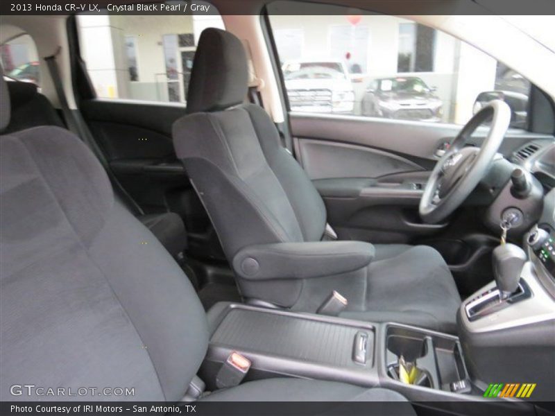 Crystal Black Pearl / Gray 2013 Honda CR-V LX