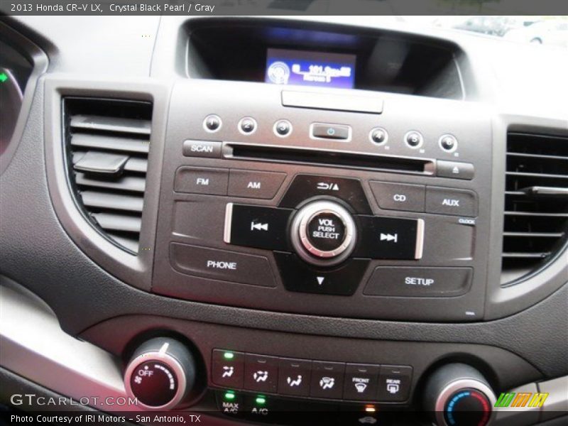 Crystal Black Pearl / Gray 2013 Honda CR-V LX
