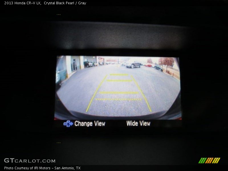 Crystal Black Pearl / Gray 2013 Honda CR-V LX