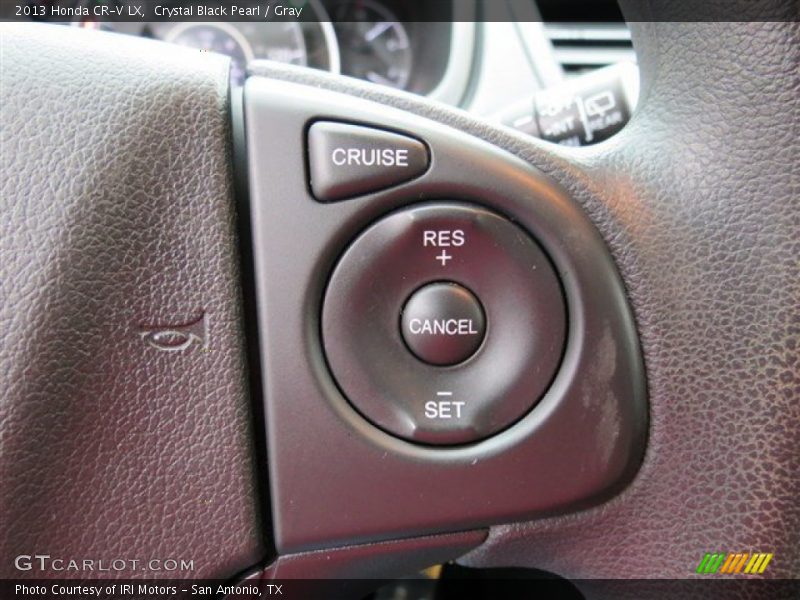 Crystal Black Pearl / Gray 2013 Honda CR-V LX