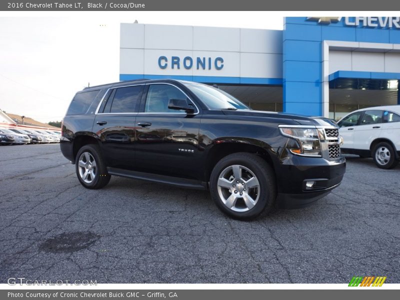 Black / Cocoa/Dune 2016 Chevrolet Tahoe LT