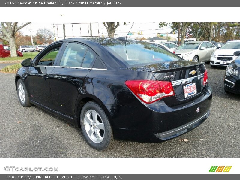 Black Granite Metallic / Jet Black 2016 Chevrolet Cruze Limited LT