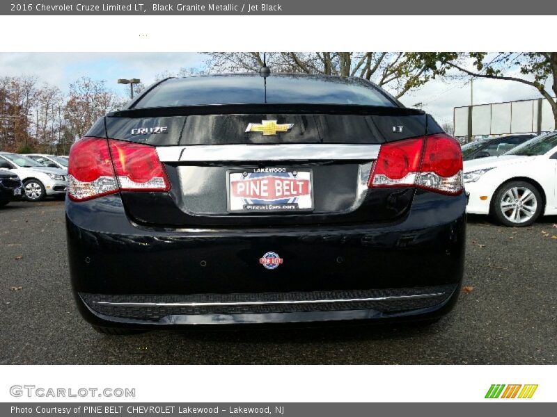 Black Granite Metallic / Jet Black 2016 Chevrolet Cruze Limited LT