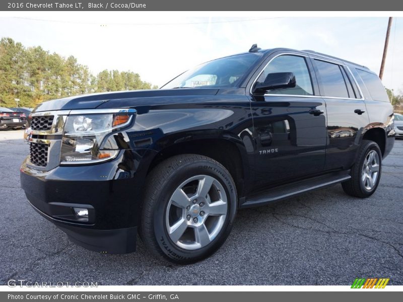 Black / Cocoa/Dune 2016 Chevrolet Tahoe LT