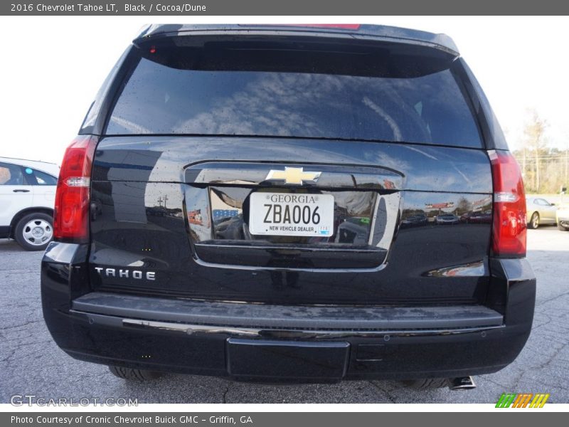 Black / Cocoa/Dune 2016 Chevrolet Tahoe LT