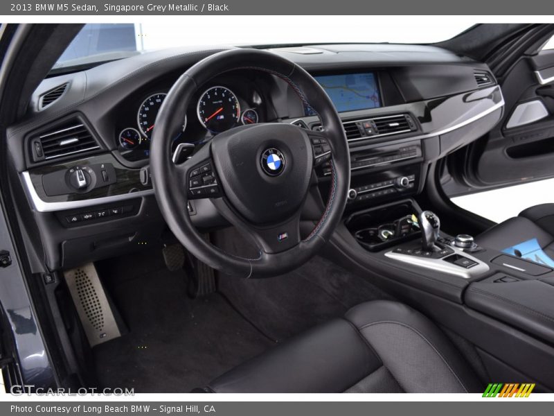 Singapore Grey Metallic / Black 2013 BMW M5 Sedan