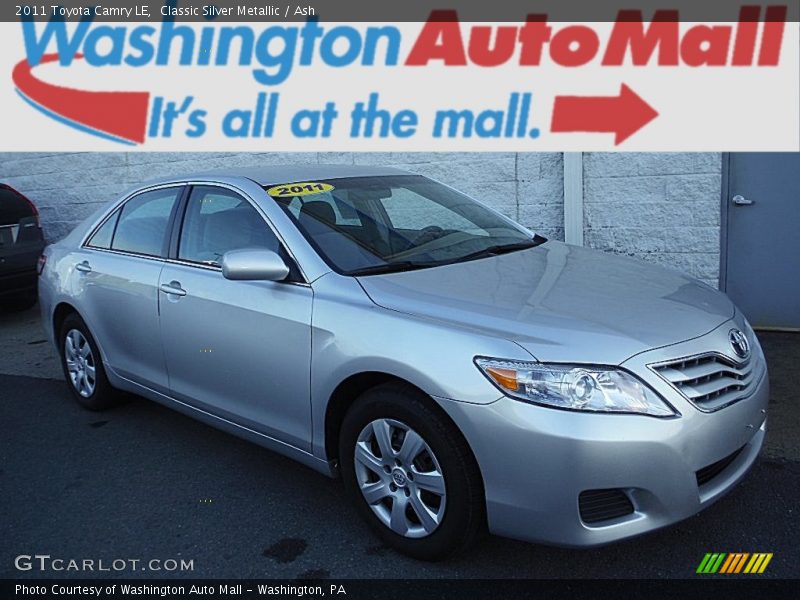 Classic Silver Metallic / Ash 2011 Toyota Camry LE