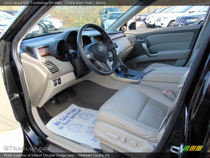 Crystal Black Pearl / Ebony 2011 Acura RDX Technology SH-AWD