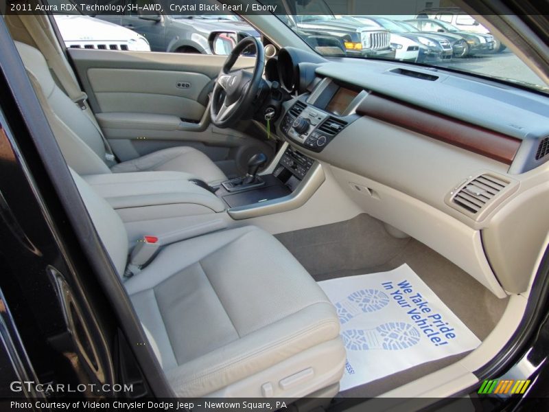 Crystal Black Pearl / Ebony 2011 Acura RDX Technology SH-AWD