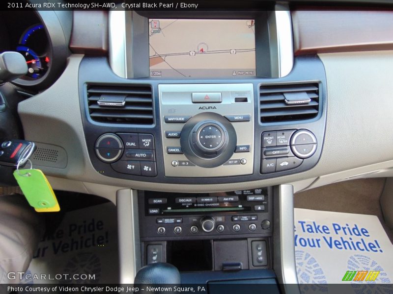 Crystal Black Pearl / Ebony 2011 Acura RDX Technology SH-AWD