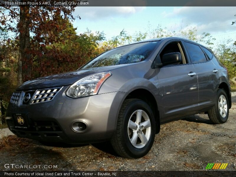 Gotham Gray / Black 2010 Nissan Rogue S AWD