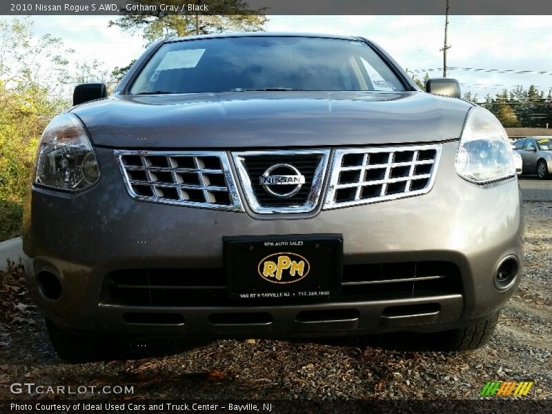 Gotham Gray / Black 2010 Nissan Rogue S AWD