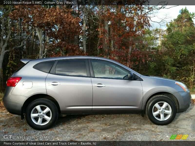 Gotham Gray / Black 2010 Nissan Rogue S AWD