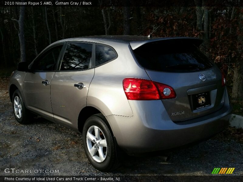 Gotham Gray / Black 2010 Nissan Rogue S AWD