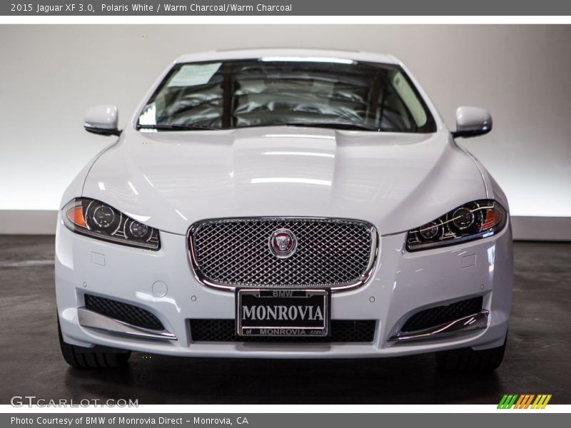 Polaris White / Warm Charcoal/Warm Charcoal 2015 Jaguar XF 3.0