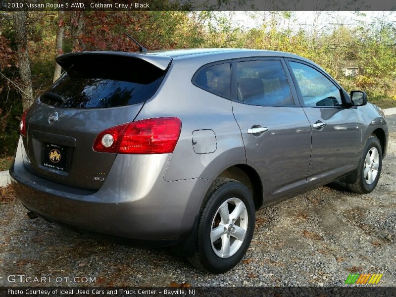 Gotham Gray / Black 2010 Nissan Rogue S AWD