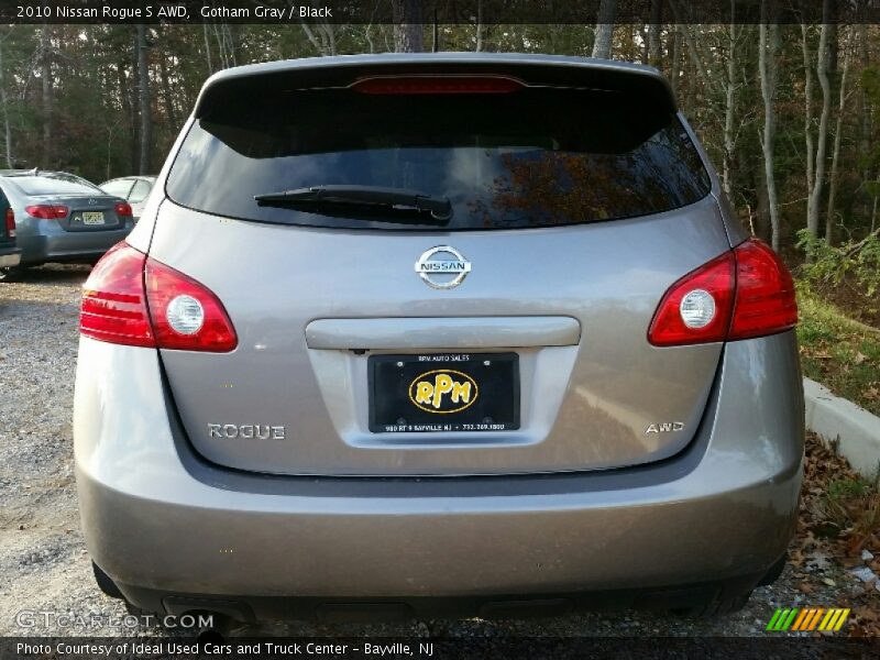 Gotham Gray / Black 2010 Nissan Rogue S AWD