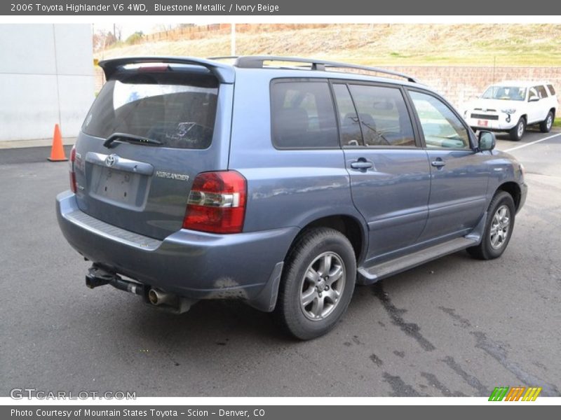 Bluestone Metallic / Ivory Beige 2006 Toyota Highlander V6 4WD