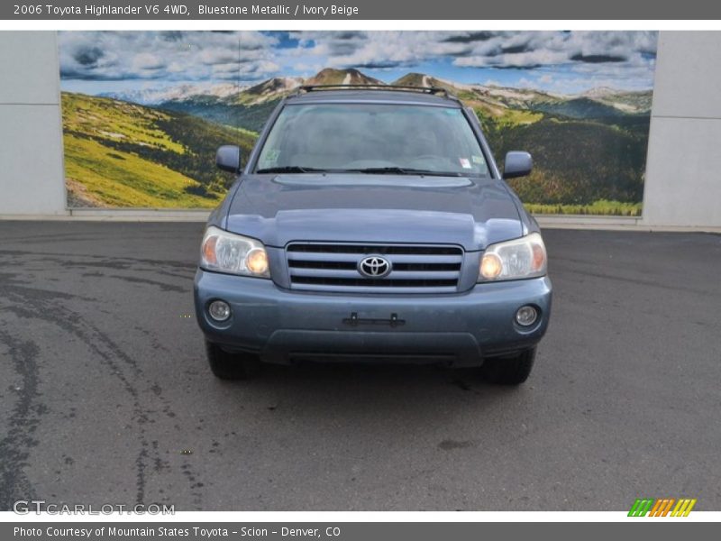 Bluestone Metallic / Ivory Beige 2006 Toyota Highlander V6 4WD