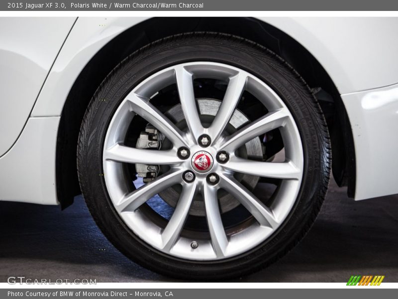 Polaris White / Warm Charcoal/Warm Charcoal 2015 Jaguar XF 3.0