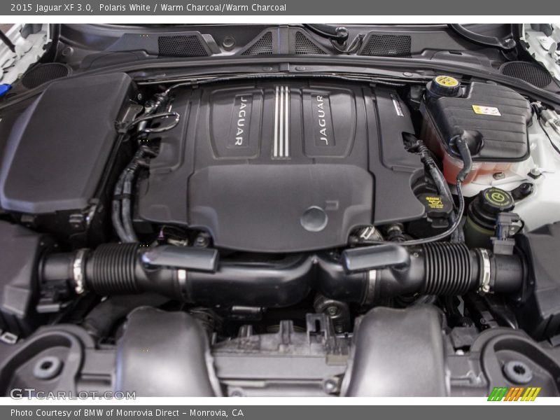 Polaris White / Warm Charcoal/Warm Charcoal 2015 Jaguar XF 3.0