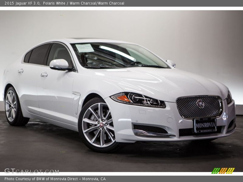 Polaris White / Warm Charcoal/Warm Charcoal 2015 Jaguar XF 3.0
