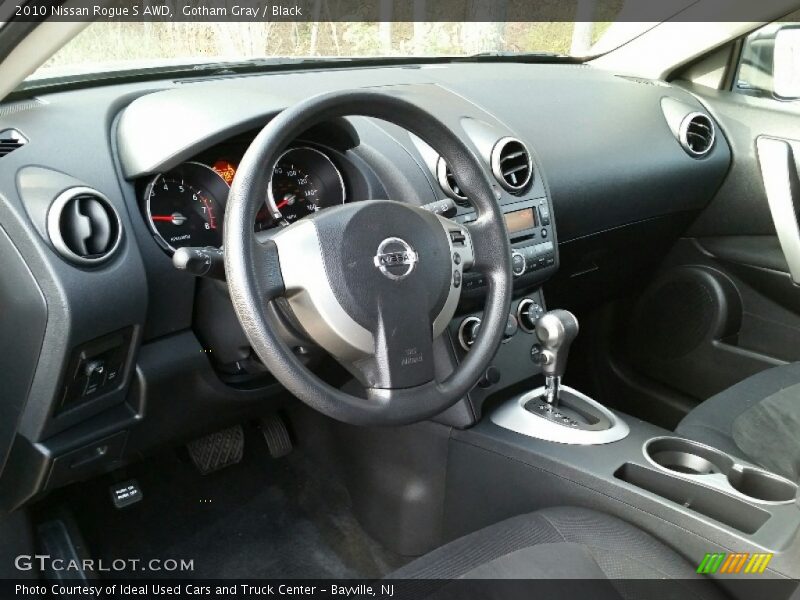 Gotham Gray / Black 2010 Nissan Rogue S AWD