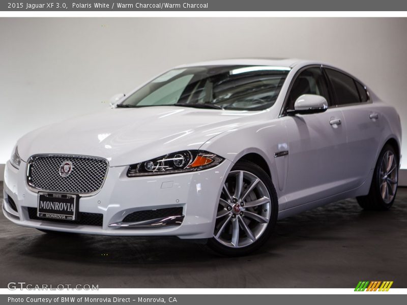 Polaris White / Warm Charcoal/Warm Charcoal 2015 Jaguar XF 3.0