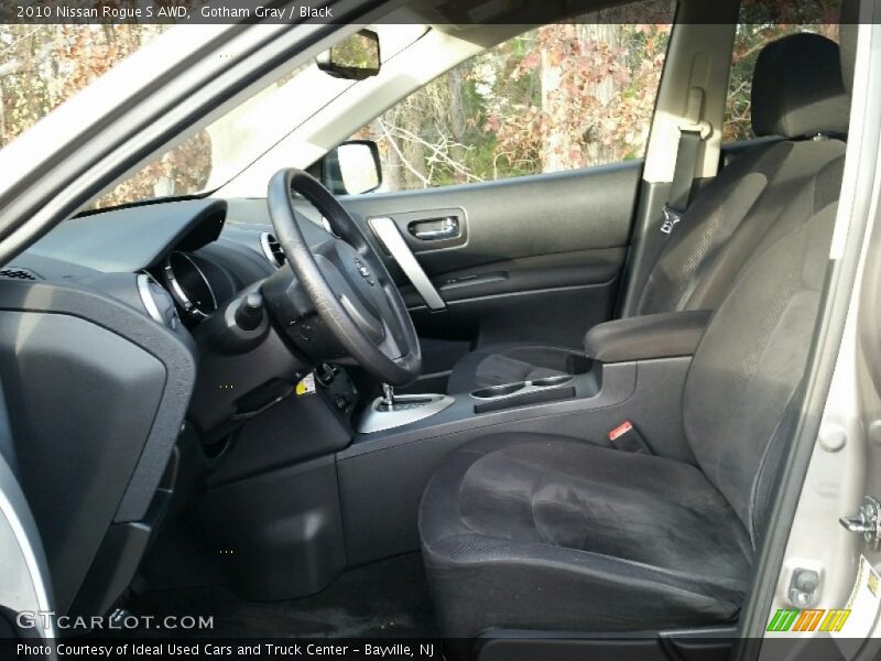 Gotham Gray / Black 2010 Nissan Rogue S AWD